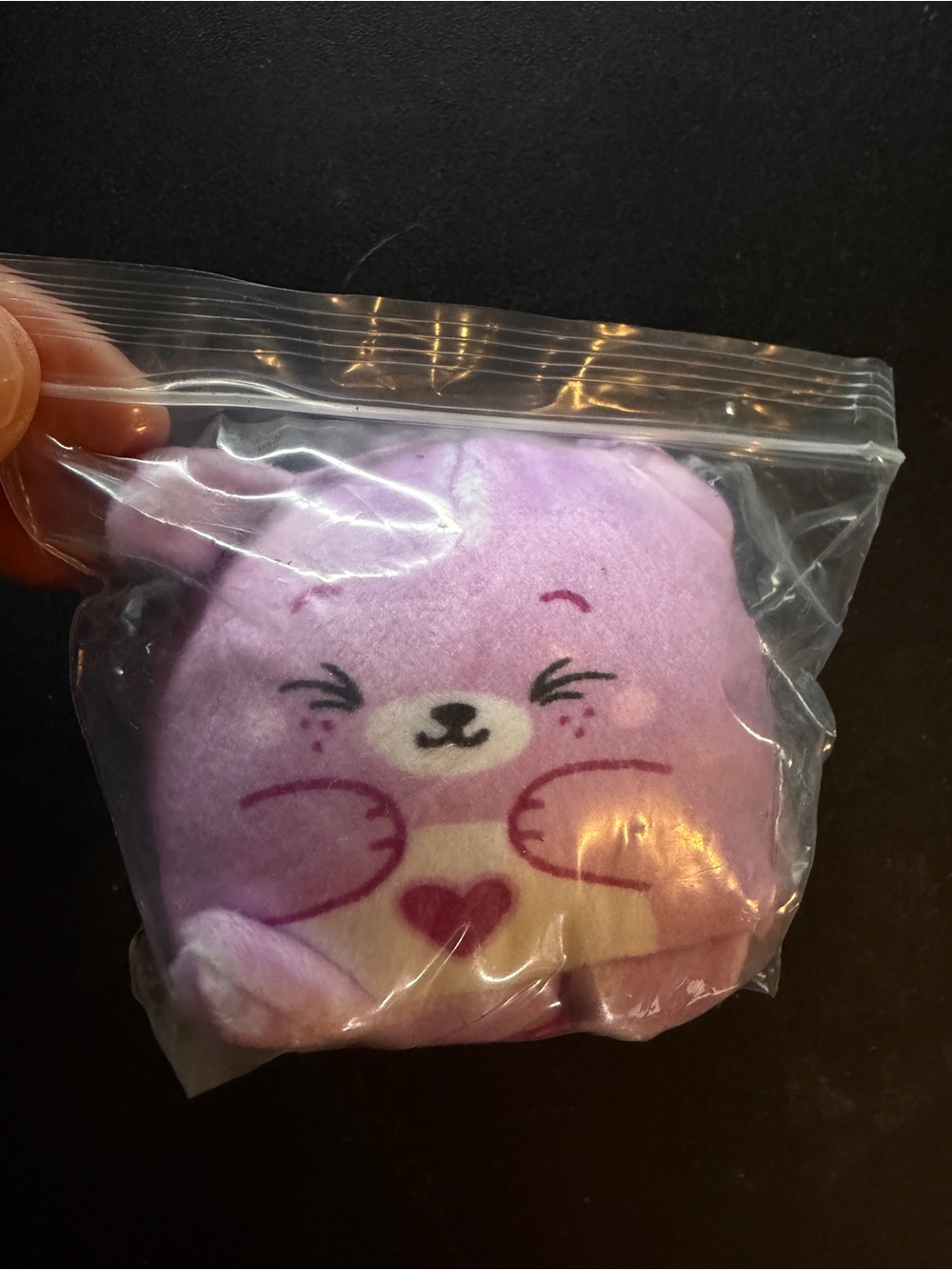 New Squishy Top Trenz Super Duper Sugar Squisher Mini Moody Theo Bunny Purple